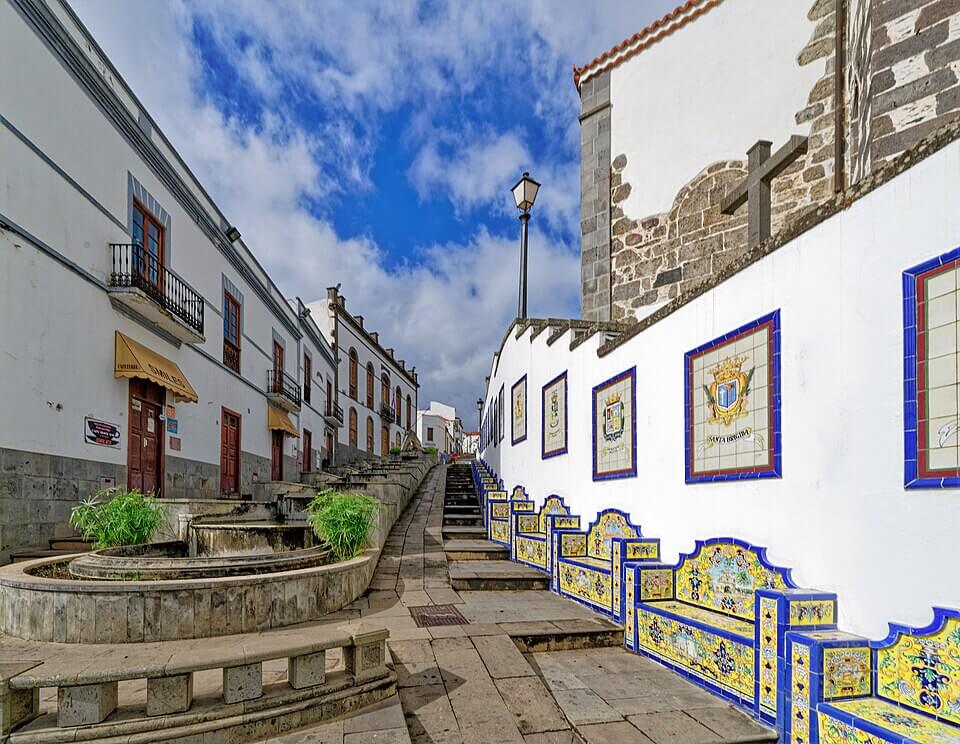 Paseo de canarias, firgas. Que ver en gran canaria