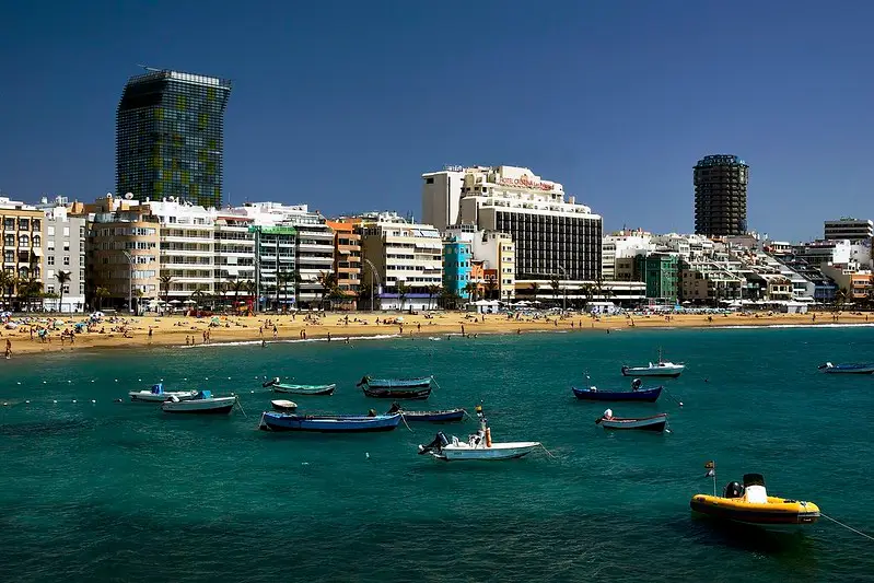 Playa de las canteras que ver en la palma de gran canaria